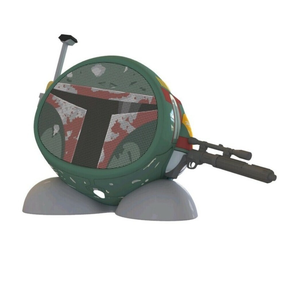 Disney Star Wars Boba Fett iHome Bluetooth Speaker Wirelessly Stream Music